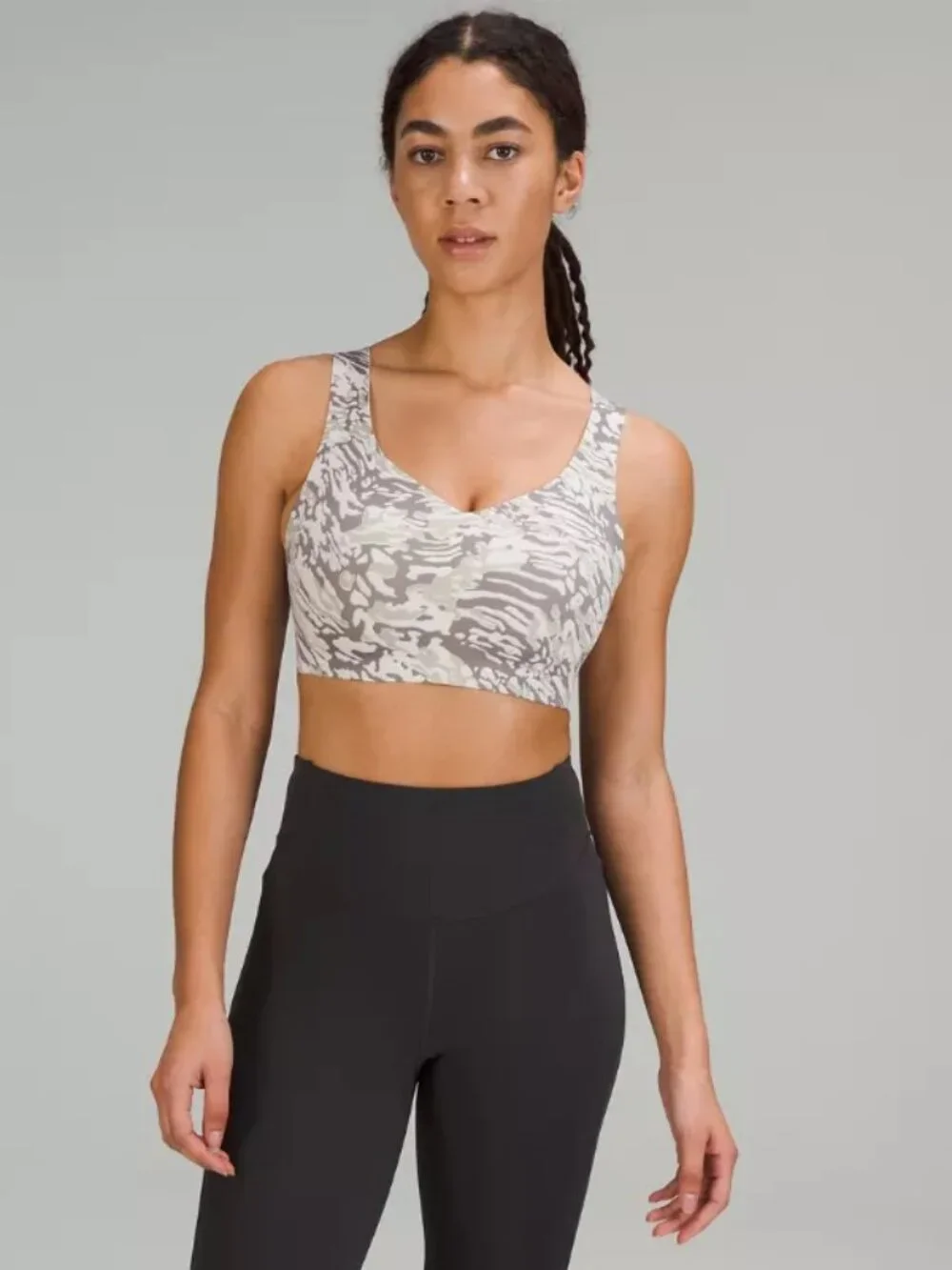 Lululemon Enlite Weave-Back Bra *High Support, A–DDD(E) Cups 34D Liquidize Camo